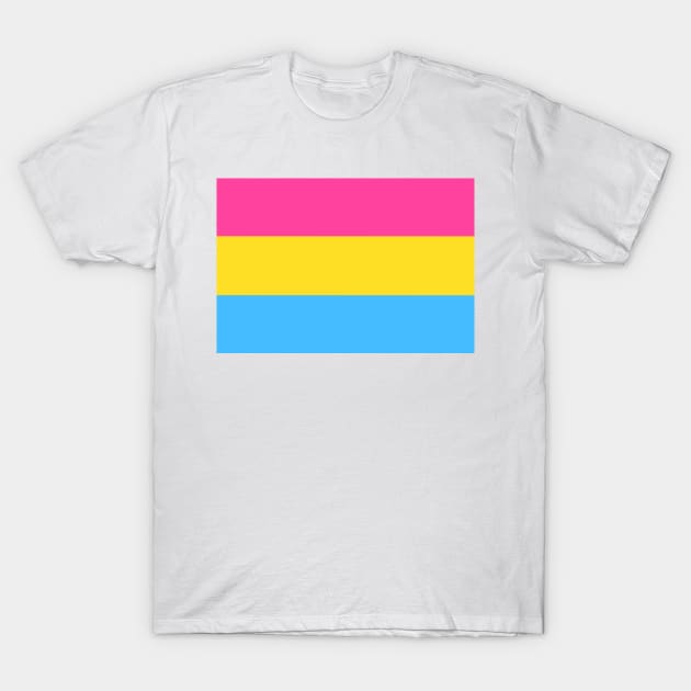 Pansexual Pride Flag T-Shirt by JustGottaDraw